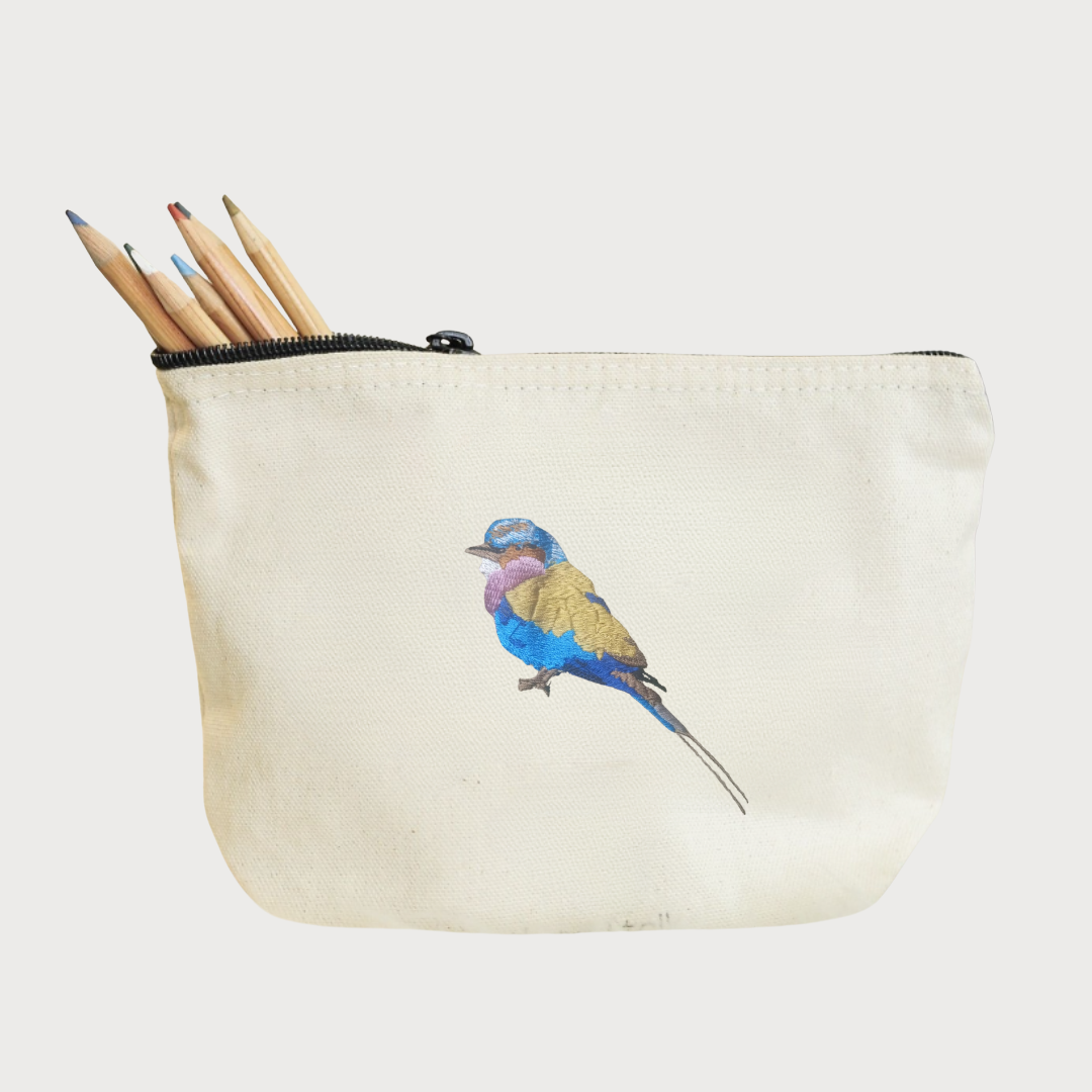Make Up Pouch - Lilac Breasted Roller-3