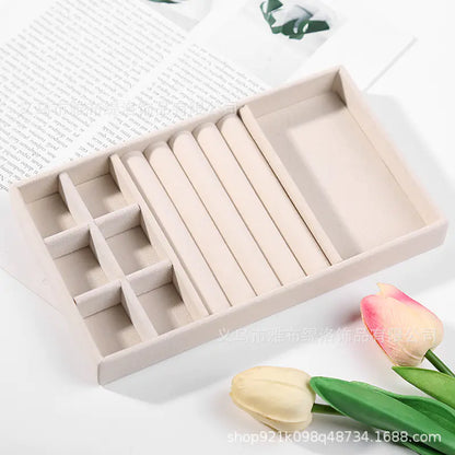 Velvet Jewelry Organizer Tray