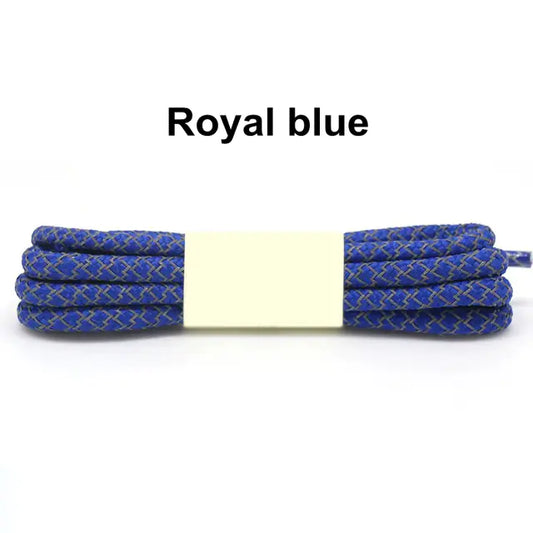 Reflective Round Sports Shoelaces with High Light