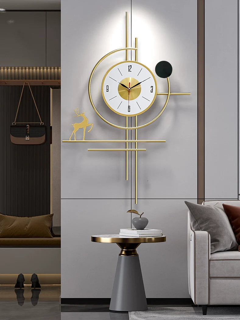 NNETB Luxury Fashion Wall Art Clock | 42x66 cm-4