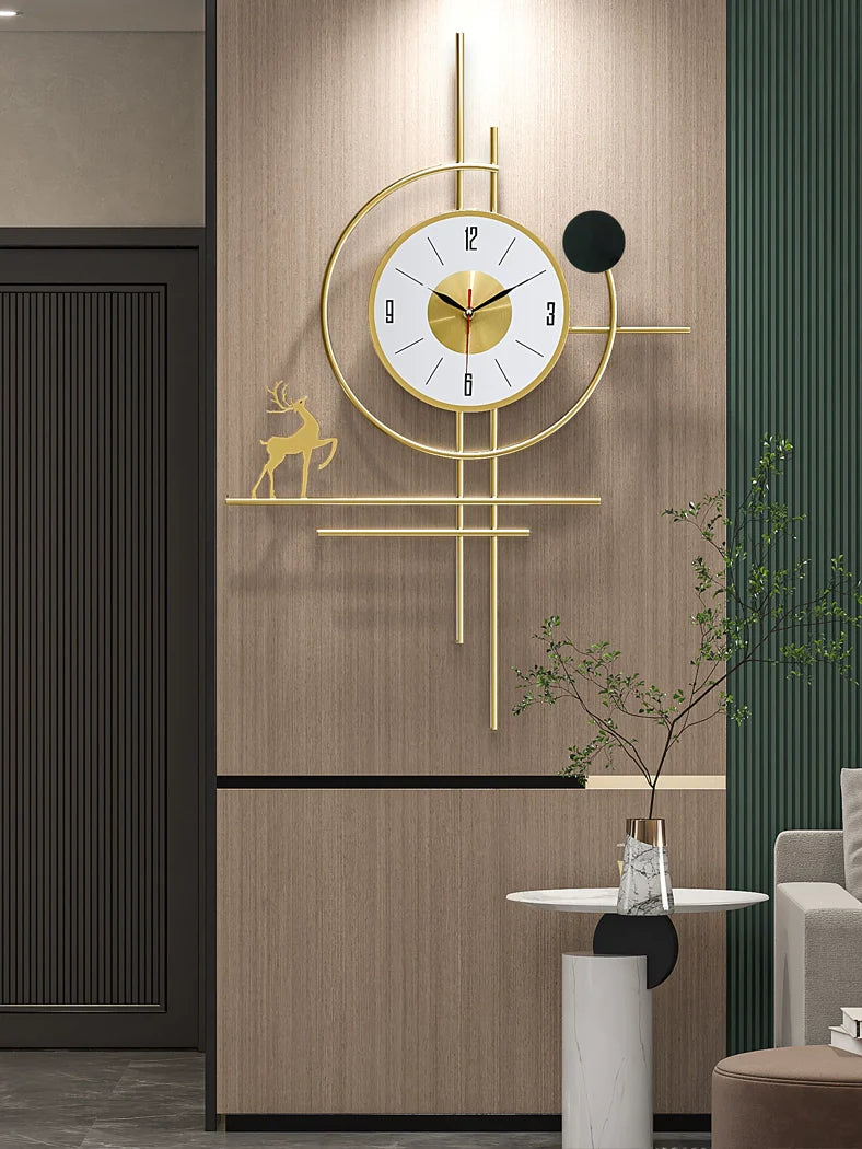 NNETB Luxury Fashion Wall Art Clock | 42x66 cm-3