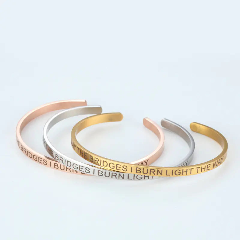 Engraved Bracelet for Women