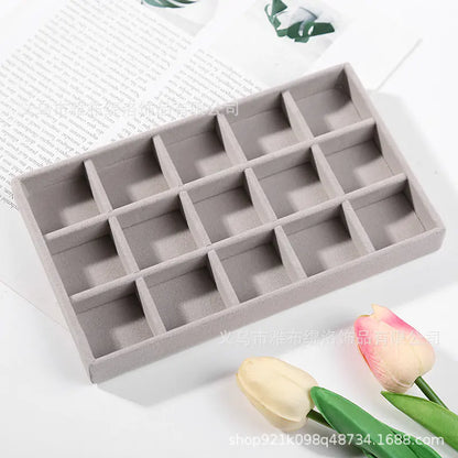 Velvet Jewelry Organizer Tray