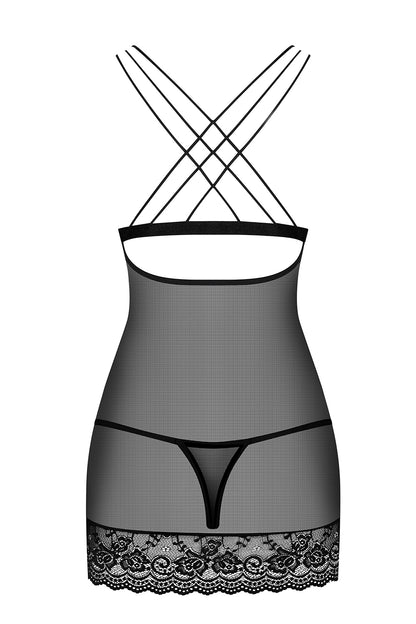 854-CHE-1 Chemise schwarz - L/XL-3