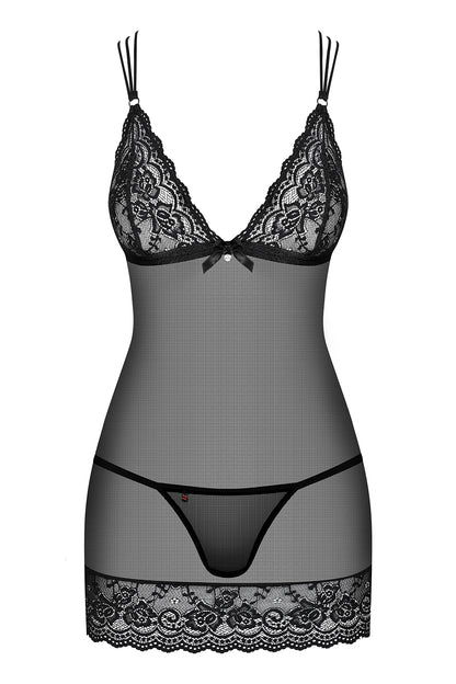 854-CHE-1 Chemise schwarz - L/XL-2