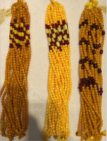 Amber Honey Wax Bead Glow Necklace String (Direct Sale)