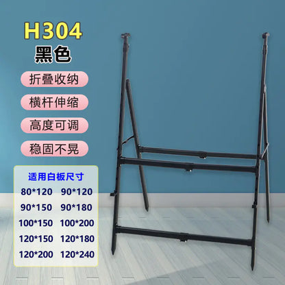 Adjustable Mobile Whiteboard Stand 90x120 cm