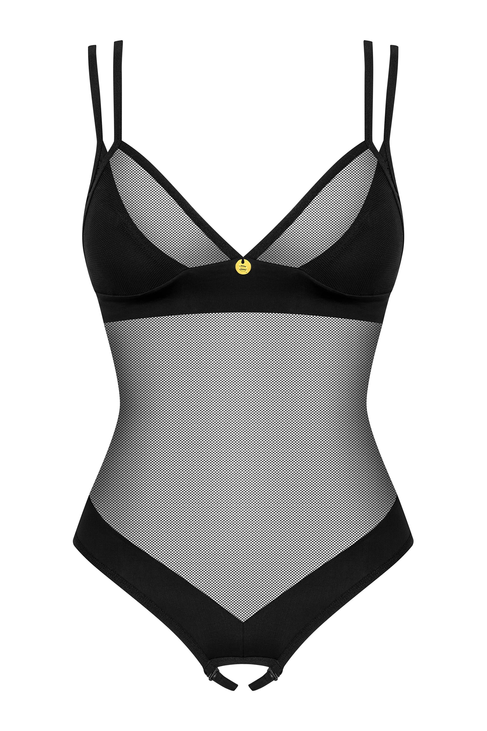 Crotchless Mesh Teddy Obsessive Nesari-2