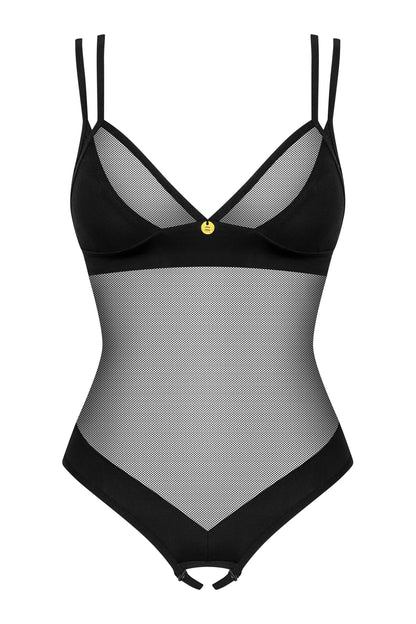 Crotchless Mesh Teddy Obsessive Nesari-2