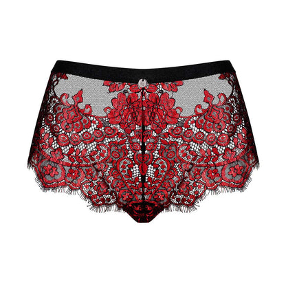 Sheer Seductive Lace Shorties Panty Obsessive Redessia-4