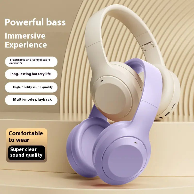 Foldable Headworn Bluetooth Earphones