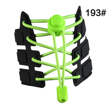 Kids No-Tie Shoelace Clips with Elastic Bands