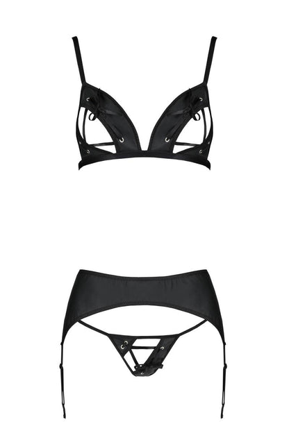 schwarzes 3tlg. Set PA596237 - 2XL/3XL-6
