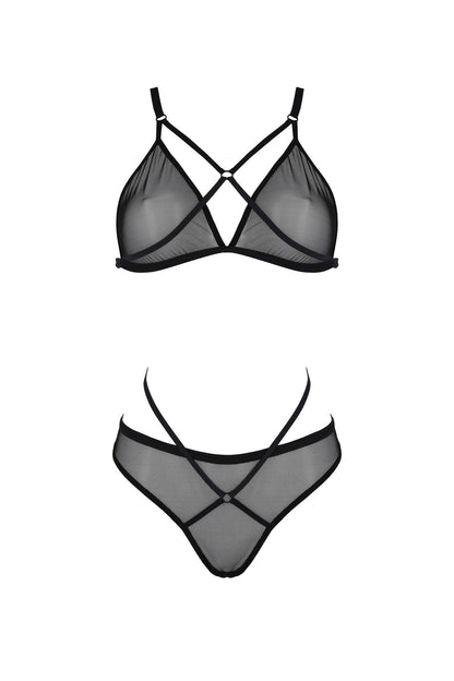 schwarzes 2-teilges Set PA596648 - 2XL/3XL-4