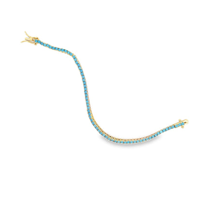 Dark Colored Tennis Bracelet (H134A/I432A)-10