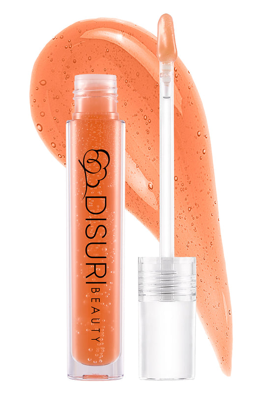 DISURI Beauty Plumping Lip Gloss - Passion Fruit Pop-0