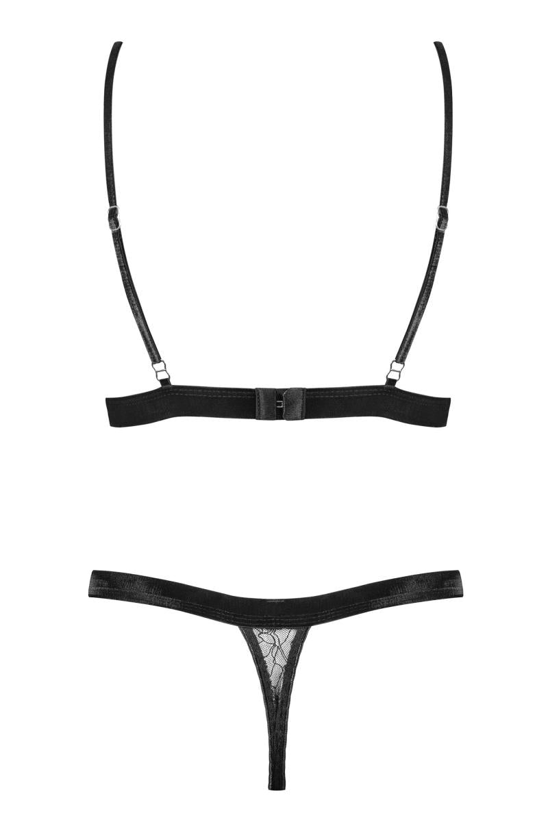 060718 Set aus Bralette Spitze und String - XL (BH 75E/80D & Panty 42)-1