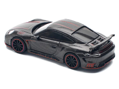 992 Stinger GTR Carbon Edition with Red Accents 1/64 Diecast Model Car by Pop Race-2