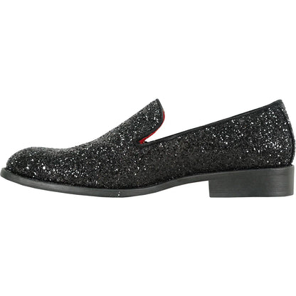 BRAVO Men Dress Shoe PROM-8 Loafer Shoe for Prom & Wedding Black-4