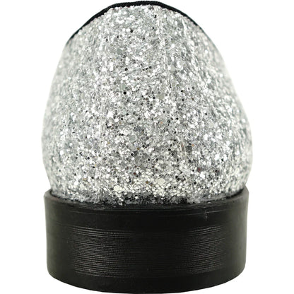 BRAVO Men Dress Shoe PROM-8 Loafer Shoe for Prom & Wedding Silver-2