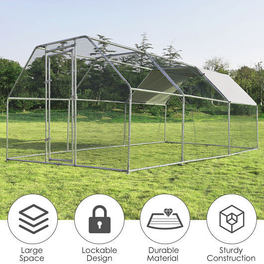 9.5 x 19 Feet Large Walk In Chicken Coop-3