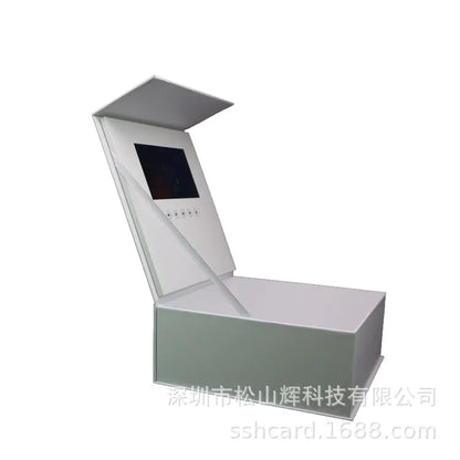 7-Inch LCD Video Box with Marble Design Gift Box