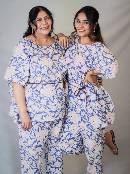 Kaftan Co-ord Set-Plus Size-0