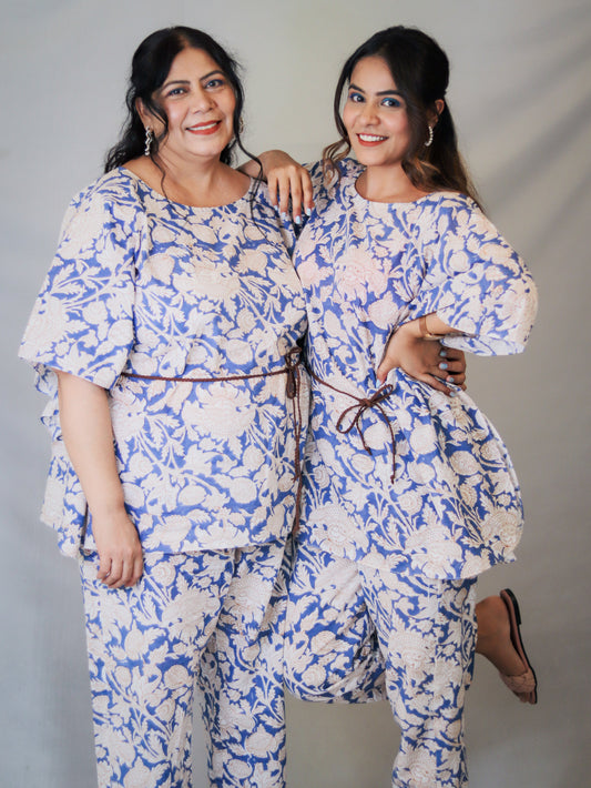 Kaftan Co-ord Set-Plus Size-0