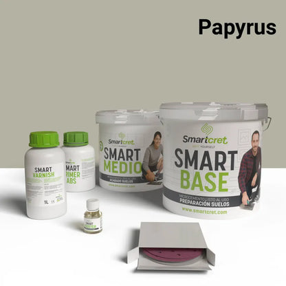 Kit microcemento para suelo de cocina de cemento u hormigón de 4 m²-21