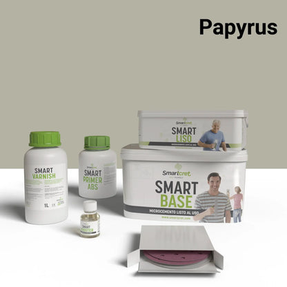 Kit microcemento para paredes de baño con azulejos de 4 m²-21