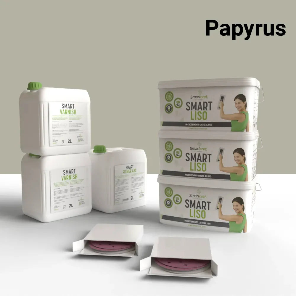 Kit microcemento para chimenea de cemento u hormigón para 18 m²-20