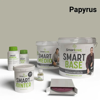 Kit de microcemento para suelos de cocina con azulejos de 4m²-21