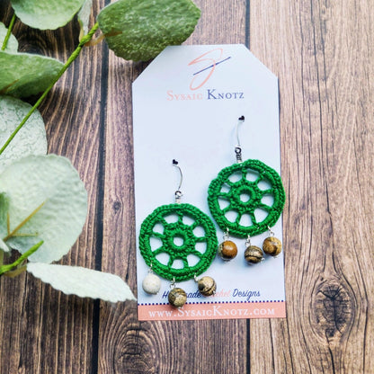 Picture Jasper Earrings-2
