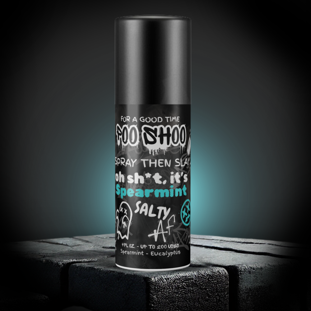 PooShoo Spearmint Before You Go Toilet Spray-0