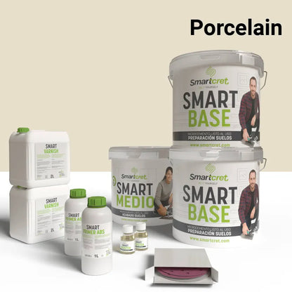 Kit microcemento para suelo de cocina de cemento u hormigón de 16 m²-16