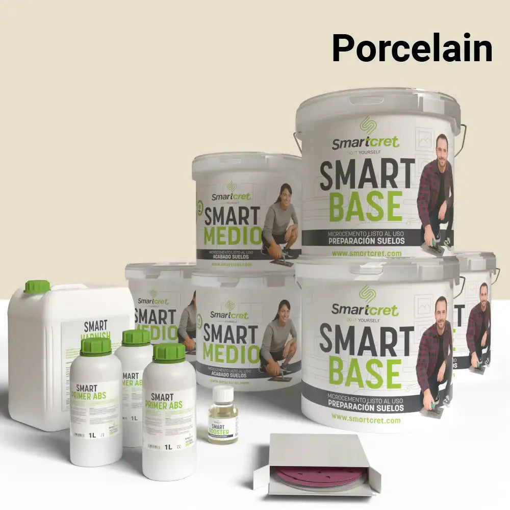 Kit microcemento para suelo cocina de cemento u hormigón para 24 m²-16