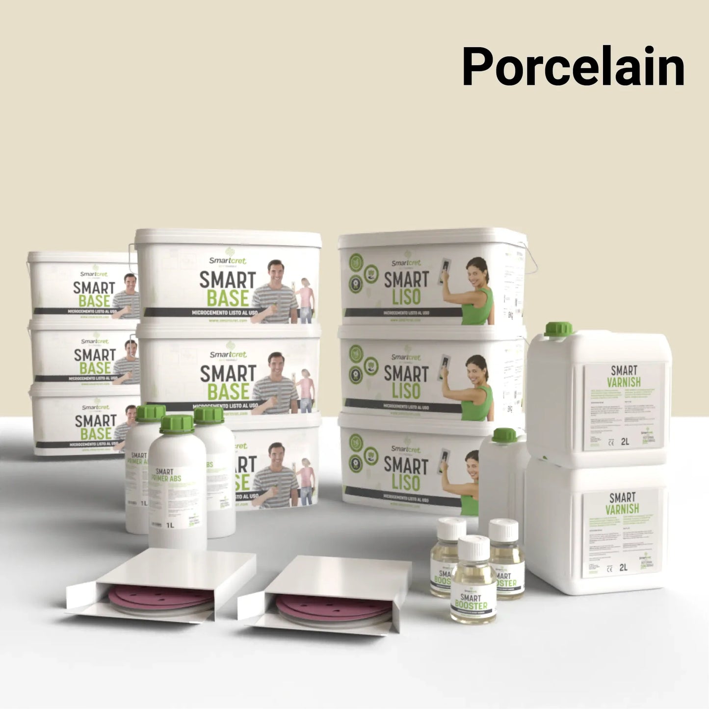 Kit de microcemento para suelos de cocina para 48 m² de azulejos-16