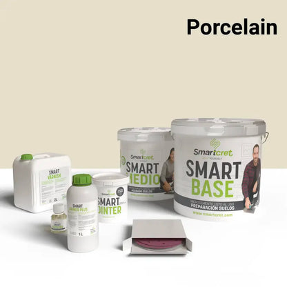 Kit de microcemento para escaleras de azulejos de 8 m²-16