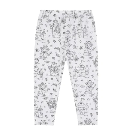 Girls DIY Graffiti Coloring Suit