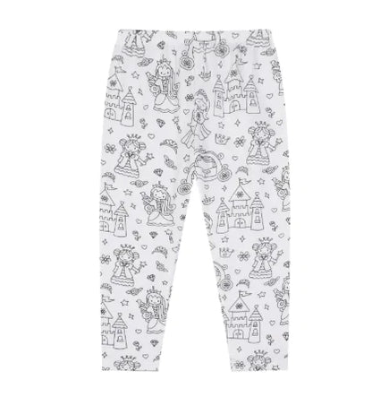Girls DIY Graffiti Coloring Suit