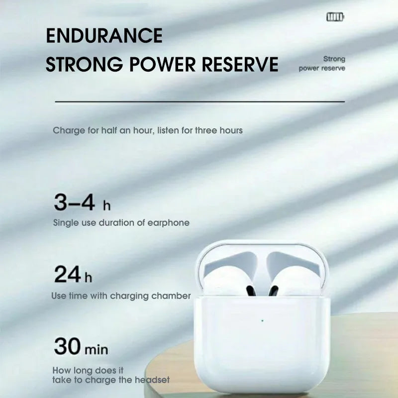 NNEOBA Wireless Waterproof Earbuds with Mic - Bluetooth 5.3-4
