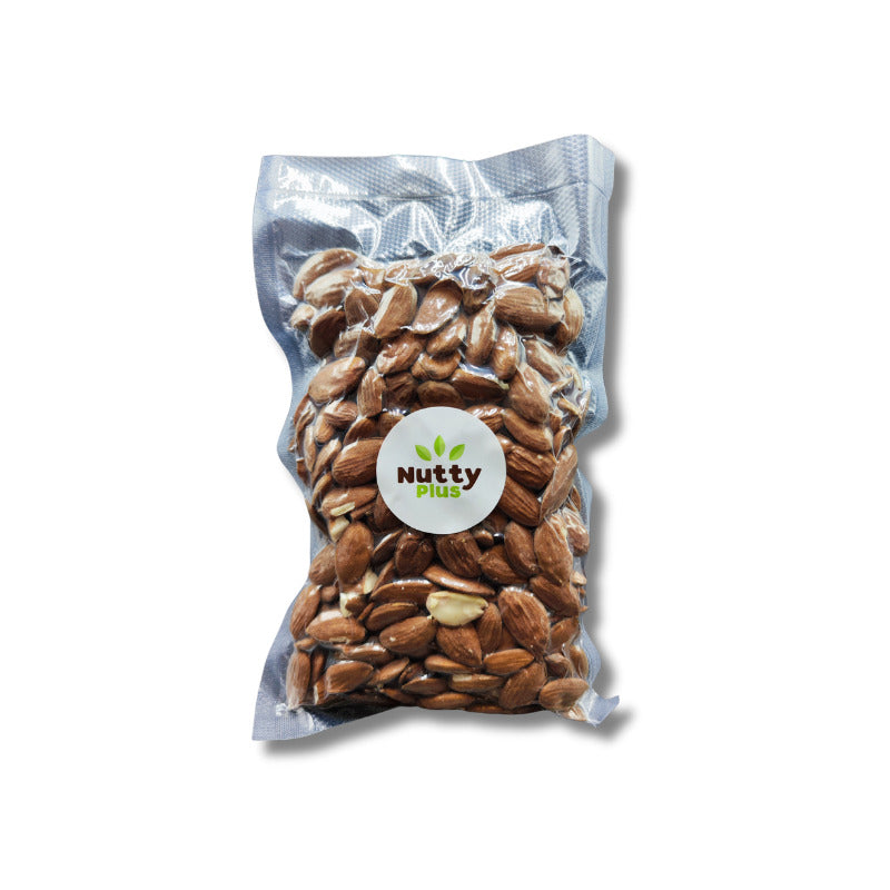 Shelled Avola Almonds, Aromatic Excellence, Pizzuta of Avola, Prized Almond, Intoxicating Aroma, Vacuum-Sealed, Nuttyplus.