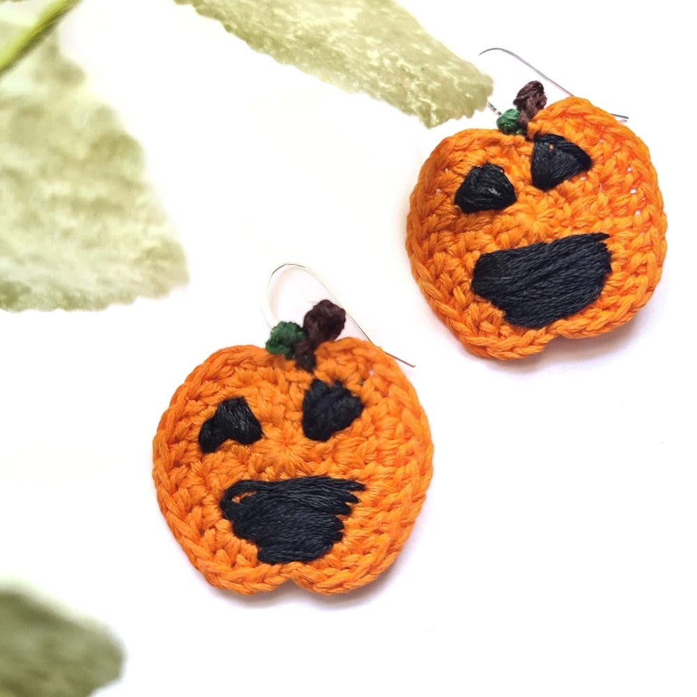 Jack O Lantern Earrings-0