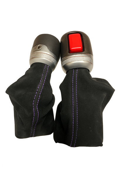 Jeep JT Gladiator Rubicon Real Suede Automatic Transmission and Transfer Case Shifter Boots 2018-2023-6