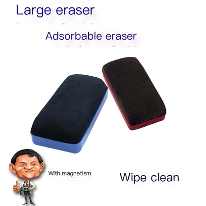 Large Magnetic Board Eraser for Chalk and Whiteboards