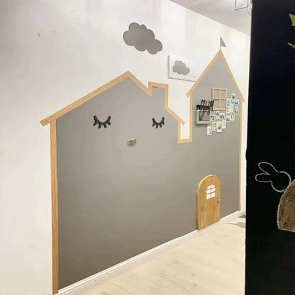 Double-Layer Magnetic Blackboard Wall Stickers for Kids