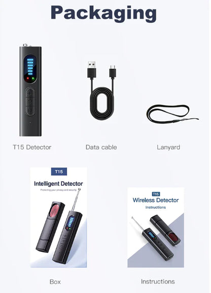 Wireless Signal Detector & Camera Anti-Theft Device
