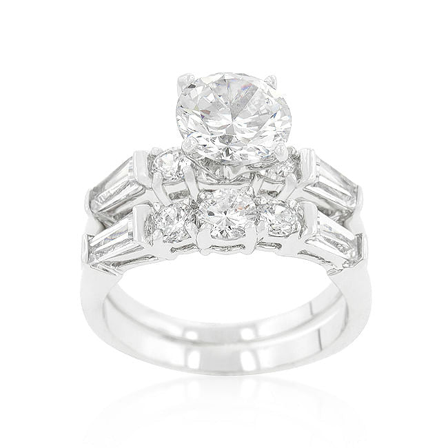Engagement Set with Large Center Stone-0