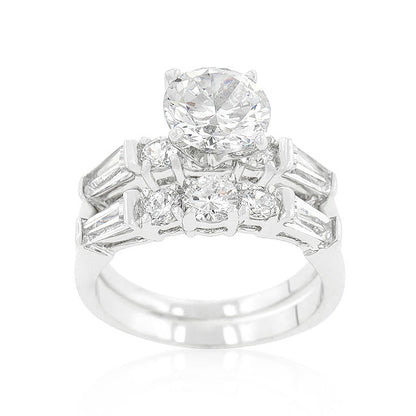 Engagement Set with Large Center Stone-0