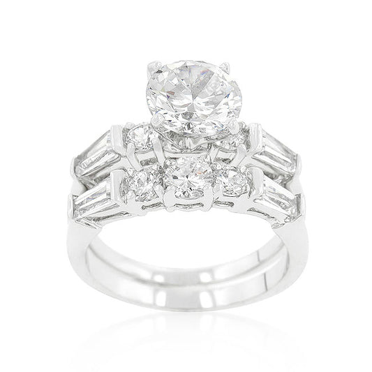Engagement Set with Large Center Stone-0